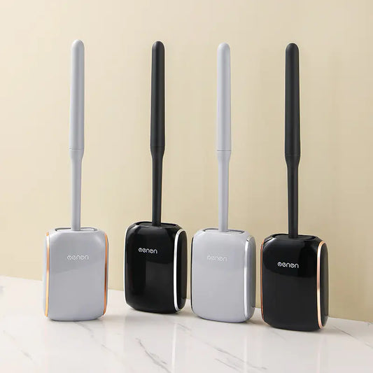 Dluxe Ave. Elegant Wall-Mounted Toilet Brush Set with Base