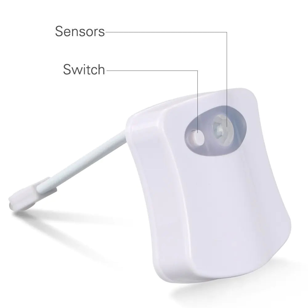 Dluxe Ave. 16-Color Motion Sensor LED Toilet Night Light