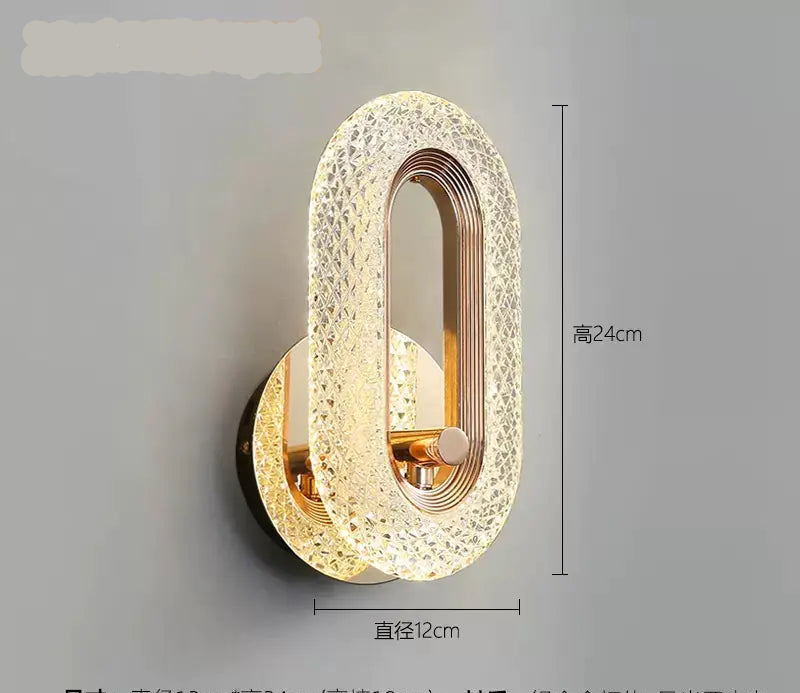 Dluxe Ave. Modern Minimalist Creative Wall Lamp for Home Decor