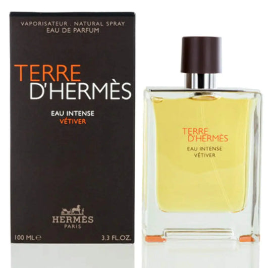Dluxe Ave. HERMES Terre DHerm Eau Intense Vetiver Eau De Parfum for Men 3.4 Ounce