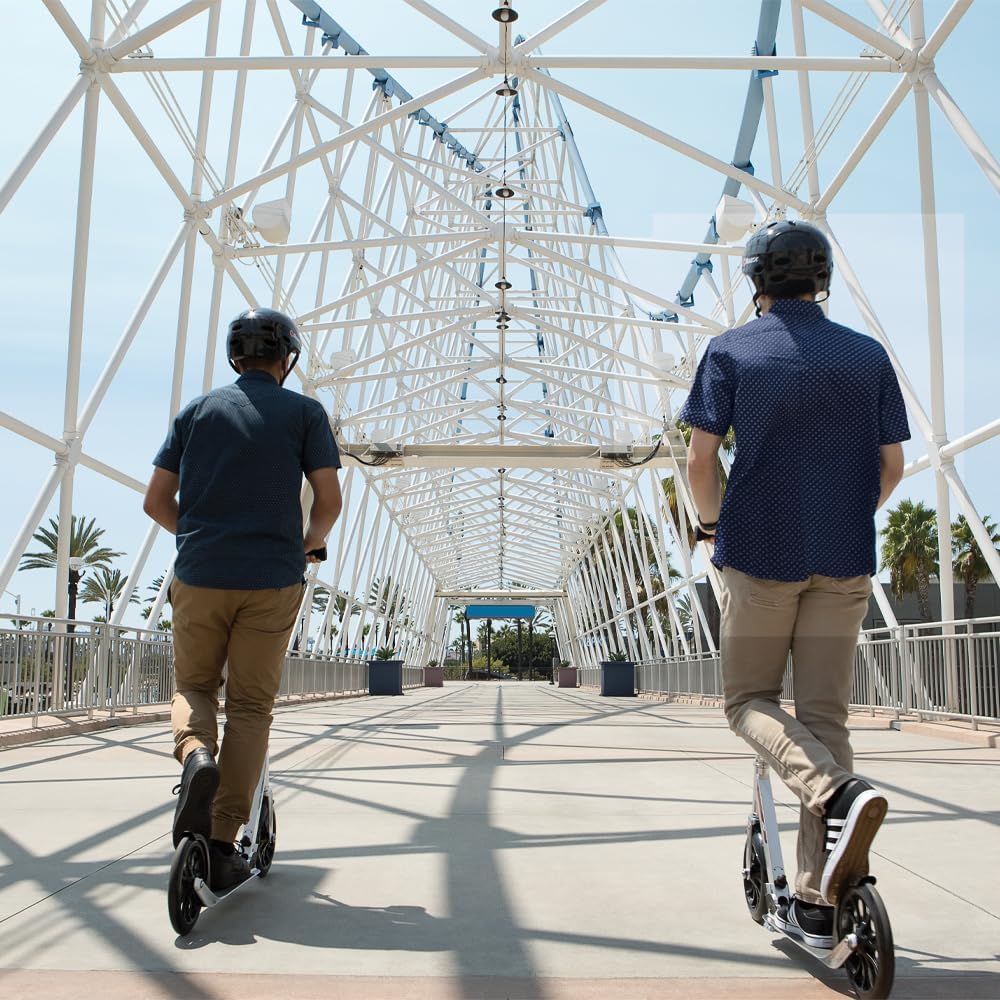 Dluxe Ave. Kick Scooter for Kids Ages 8+/ Extra-Tall Handlebars & Longer Deck 10"/ Riders Up to 220 lbs
