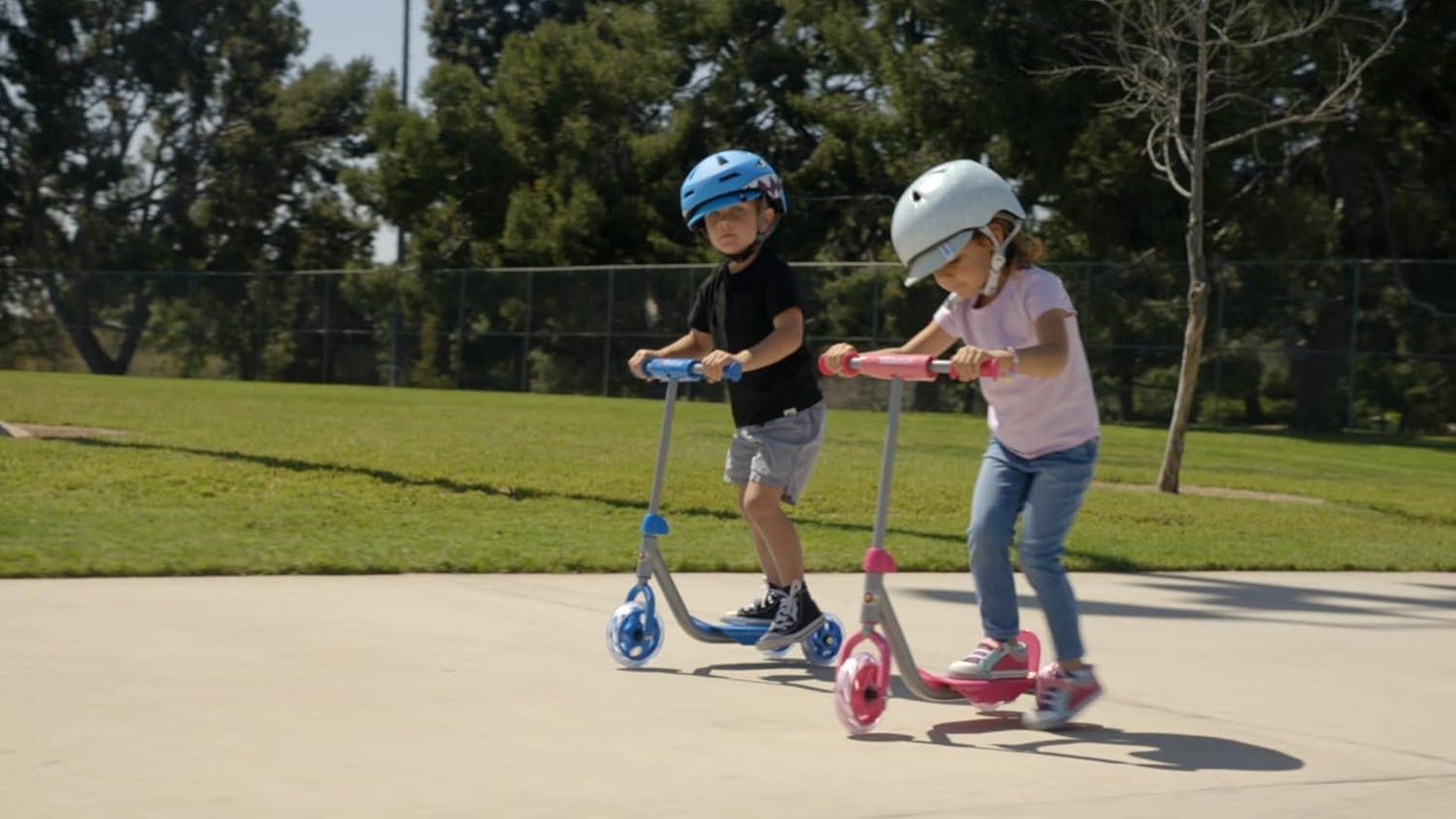 Dluxe Ave. Lil Kick Scooter, 3-wheel design,Wide, slip-resistant deck,Padded T-Bar