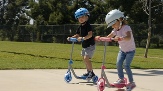 Dluxe Ave. Lil Kick Scooter 3-wheel design/Wide slip-resistant deck/ Padded T-Bar