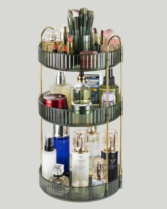 Dluxe Ave. 360 ° rotary makeup organizer bathroom counter organizer