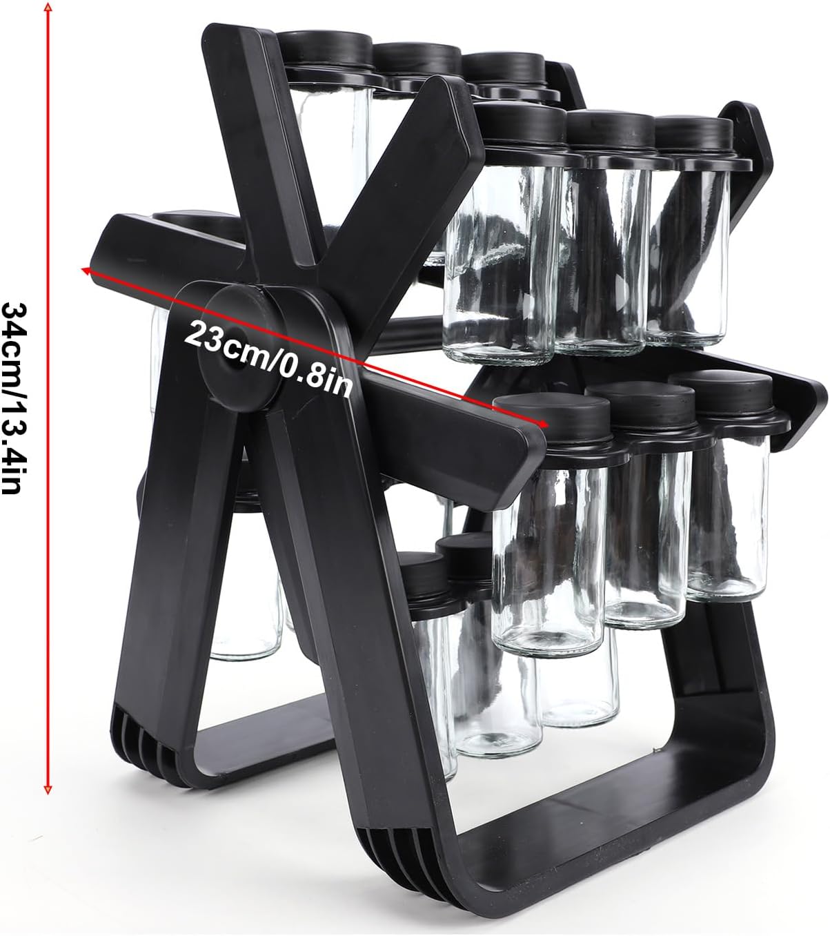 Dluxe Ave. Rotating Ferris Wheel Kitchen Storage Seasoning Rack