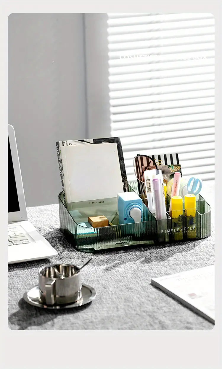 Dluxe Ave. Multi-Compartment Makeup Organizer Storage Box