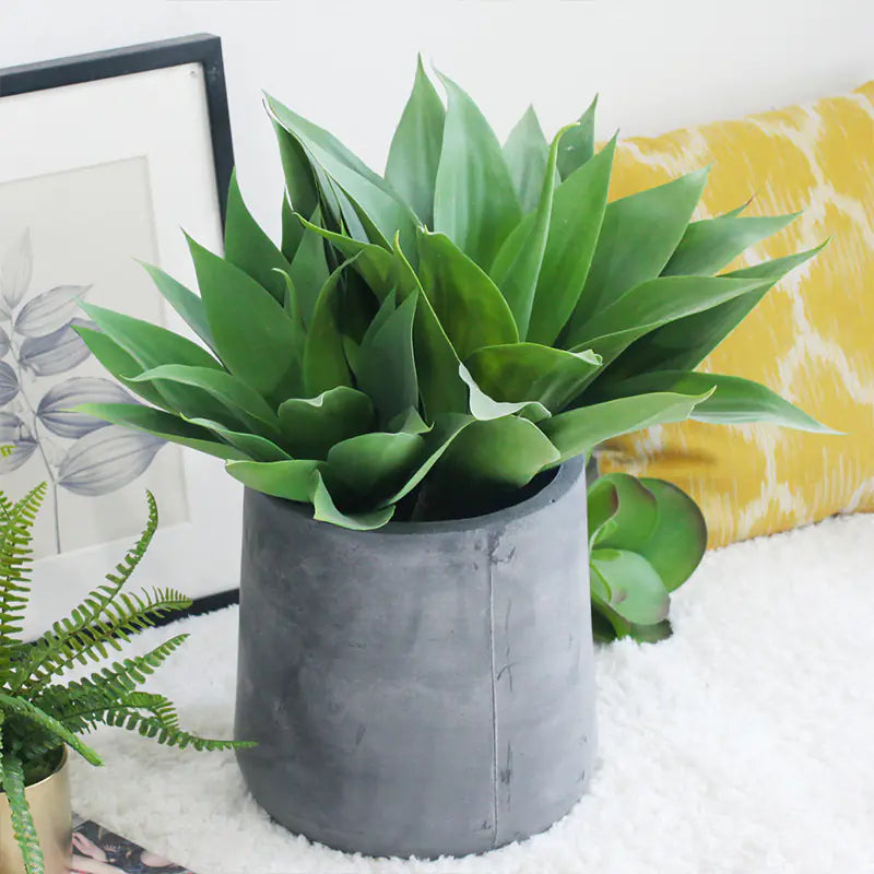 Dluxe Ave. Artificial Tropical Plants - Agave Succulent Decor