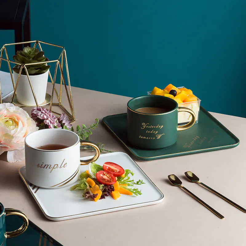 Dluxe Ave. Nordic Style Creative Ceramic Coffee Cup Set