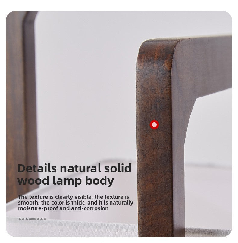 Dluxe Ave. New Chinese Style Natural Wood Floor Lamp