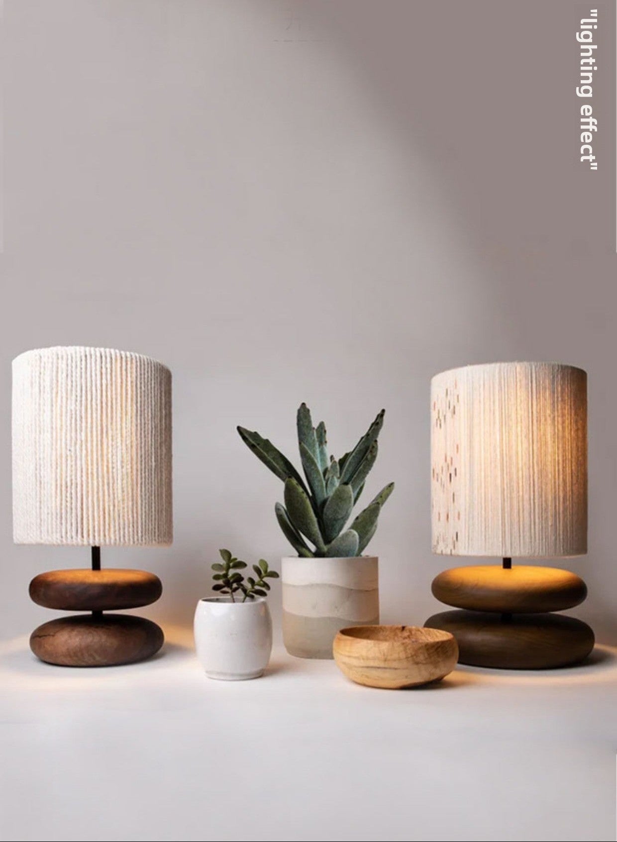 Dluxe Ave. Solid Wood Japanese Retro Table Lamp