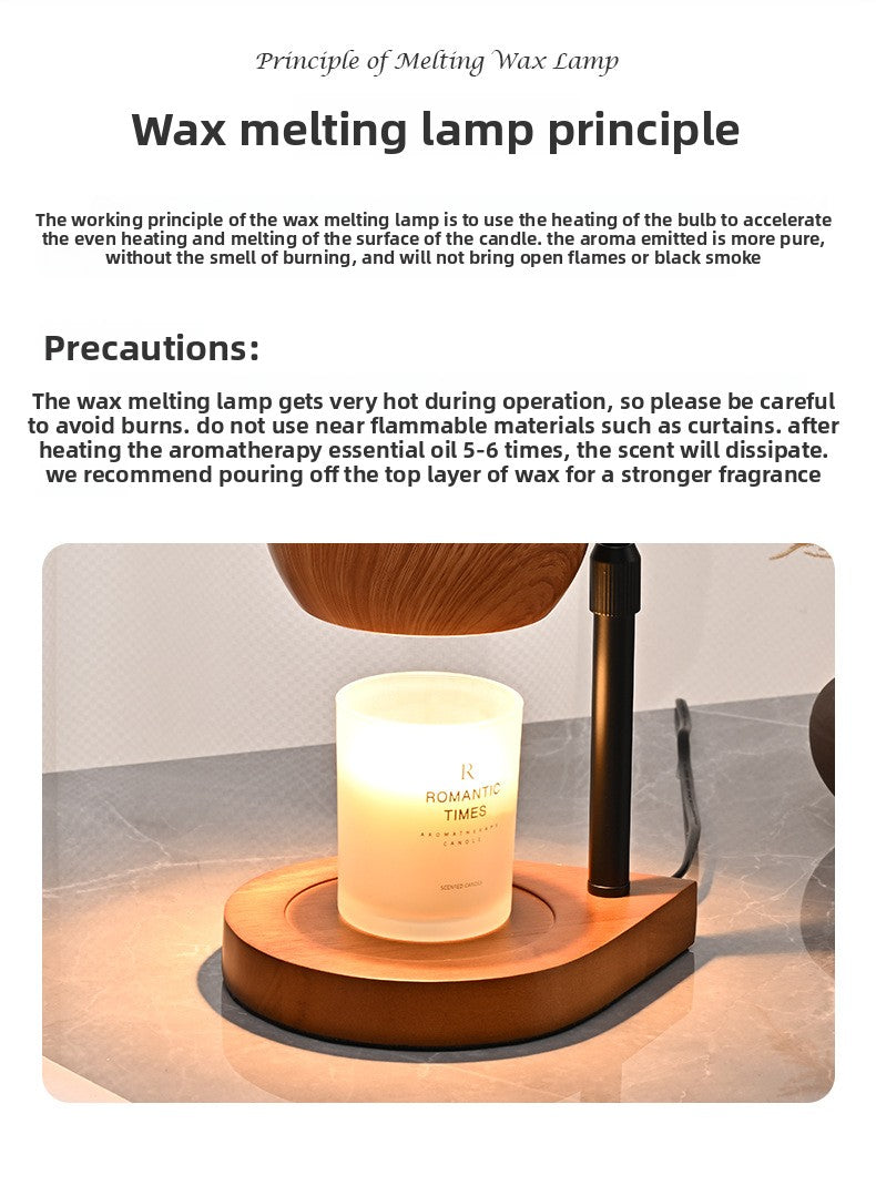 Dluxe Ave. Decorative Melted Wax Aromatherapy Lamp