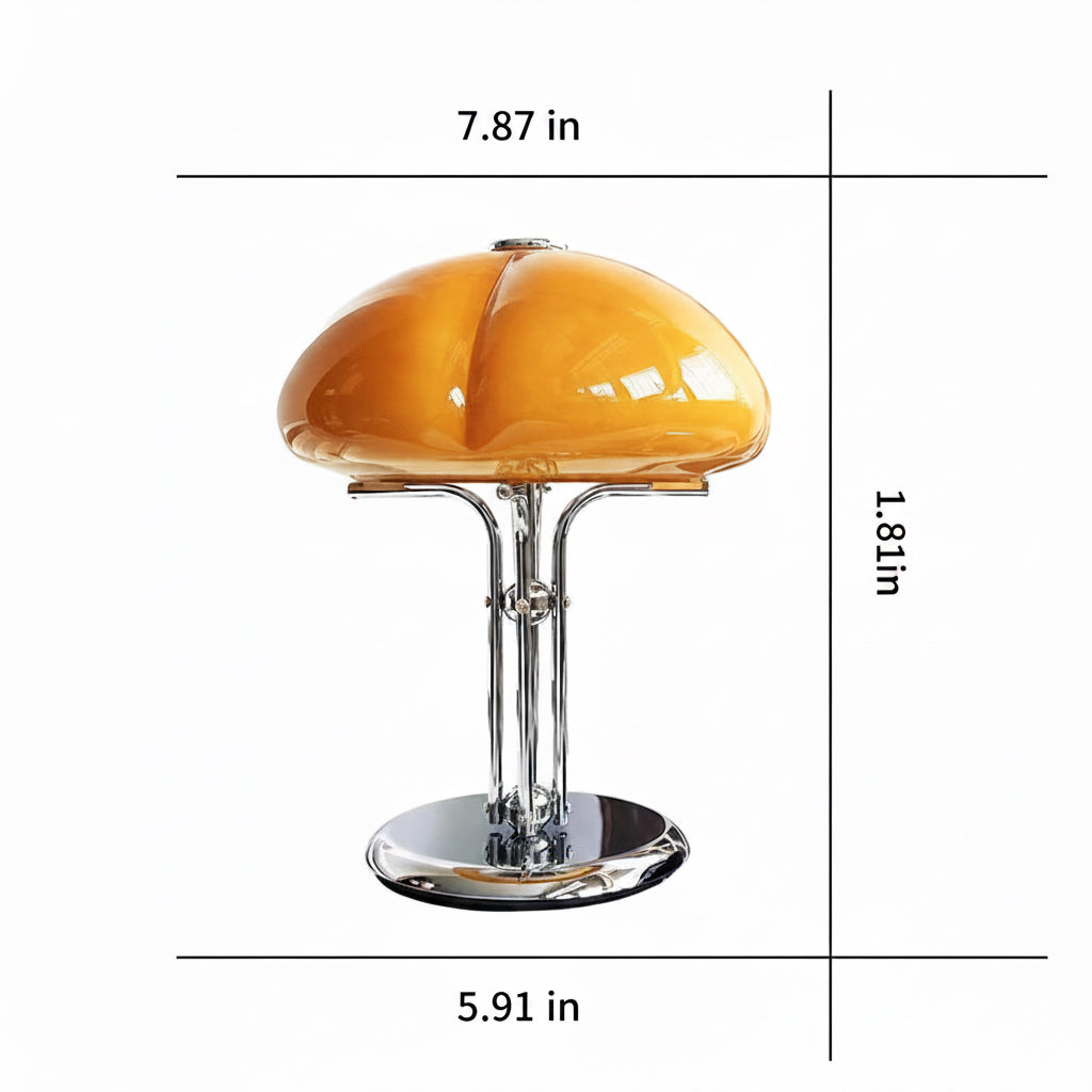Dluxe Ave. Vintage Bauhaus Mushroom Table Lamp
