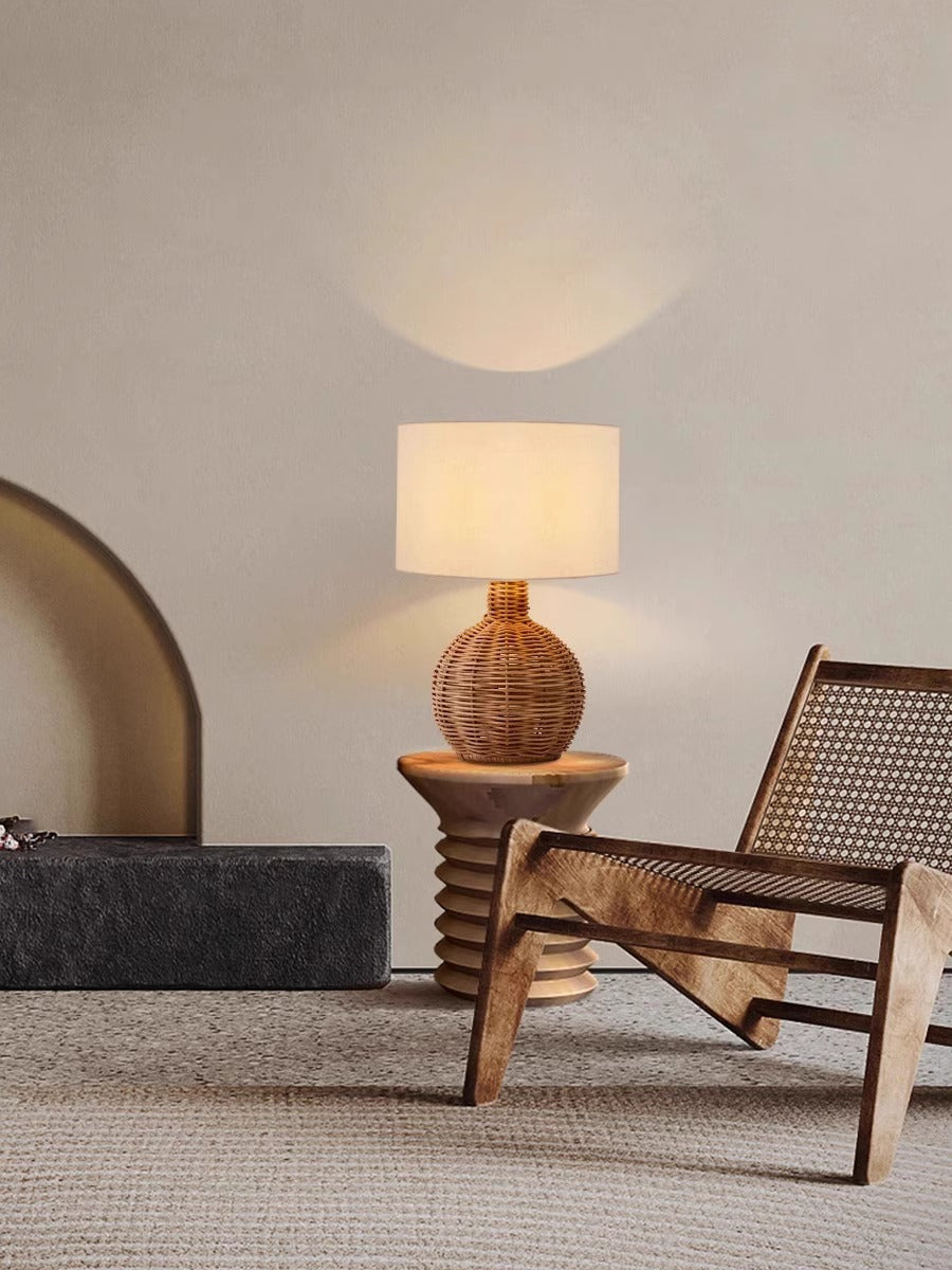 Dluxe Ave. Wabi-Sabi Style Bedside Table Lamp