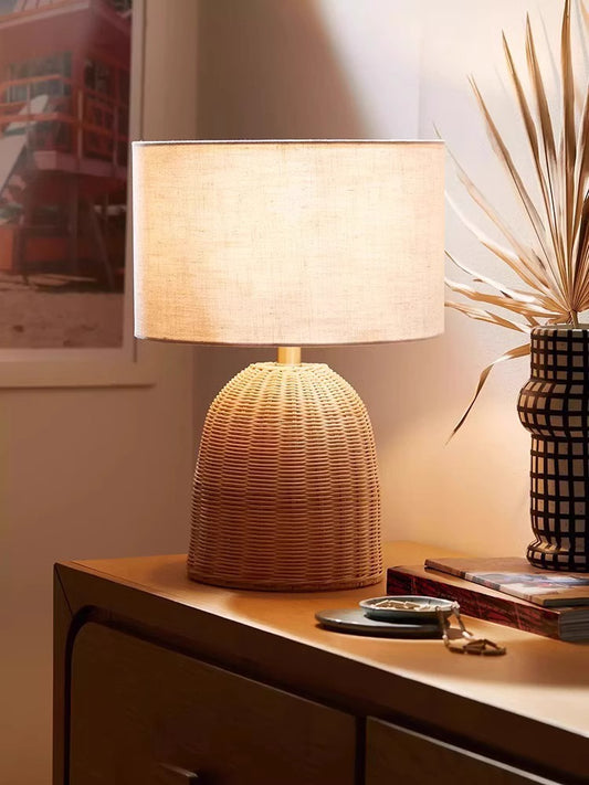 Dluxe Ave. Wabi-Sabi Style Bedside Table Lamp