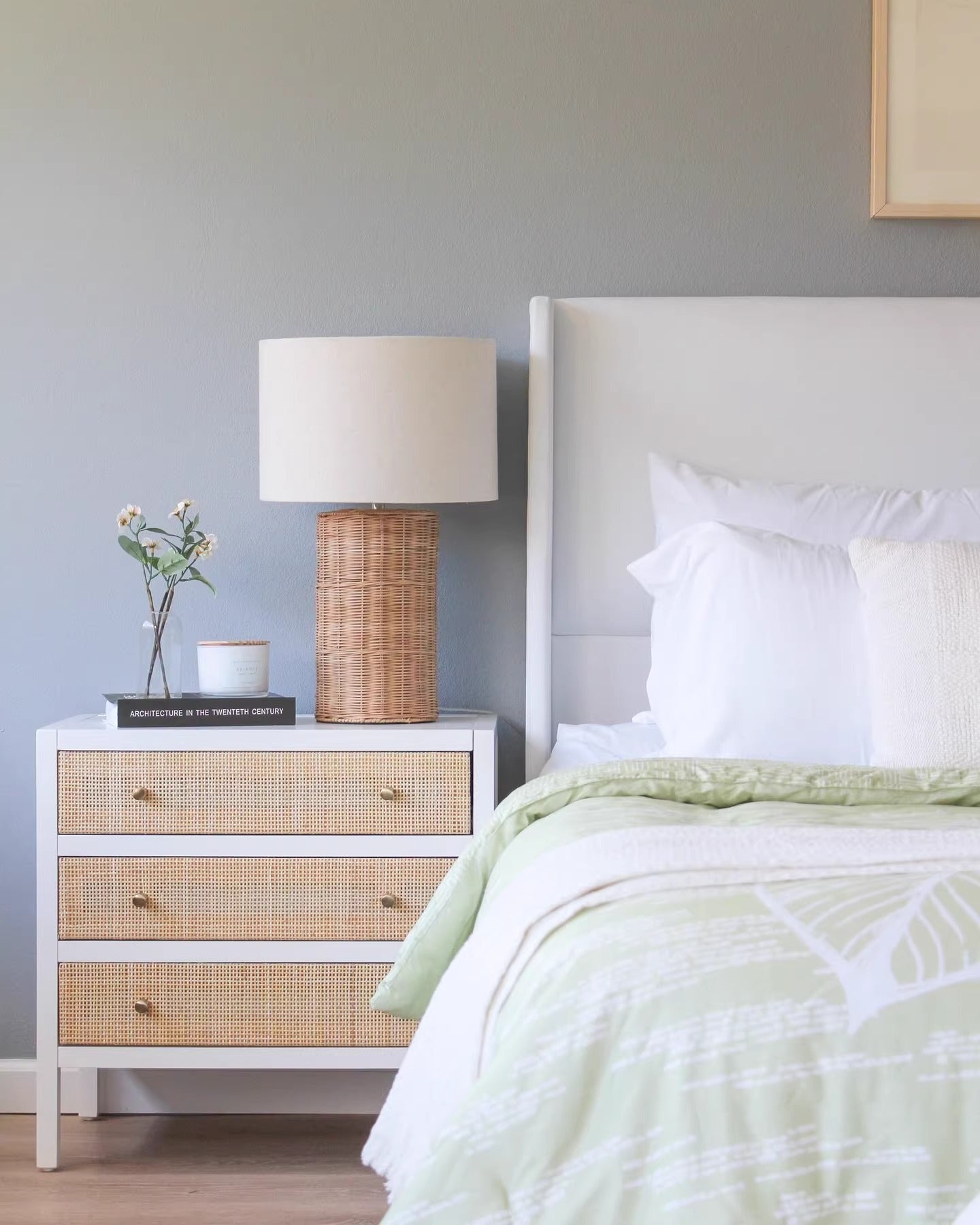Dluxe Ave. Wabi-Sabi Style Bedside Table Lamp