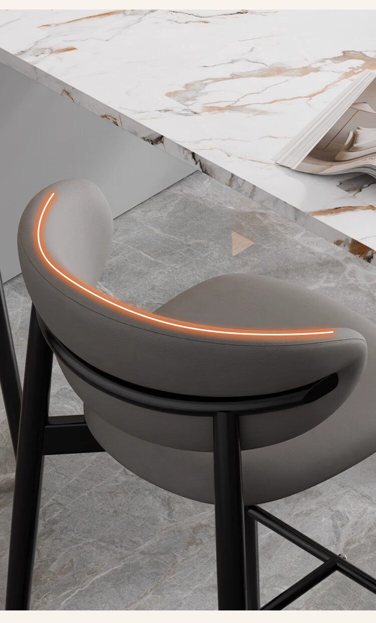 Dluxe Ave.Modern Metal Bar Stool