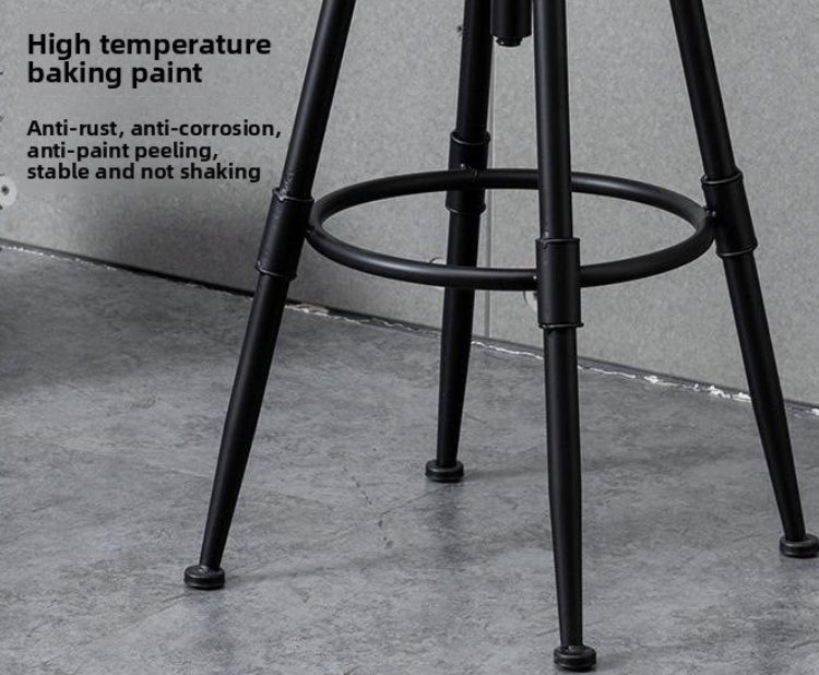 Dluxe Ave. Industrial Style Adjustable Height Bar Stool