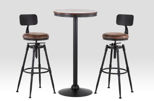 Dluxe Ave. Adjustable Rotating Bar Stool