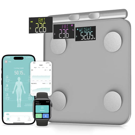 Dluxe Ave. ZZR SEVEN Scale for Body Weight Weight Scale Bathroom Scale Body Fat