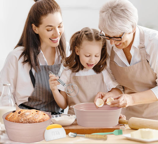 Dluxe Ave. Silicone Sourdough Bread Baking Supplies /Pink
