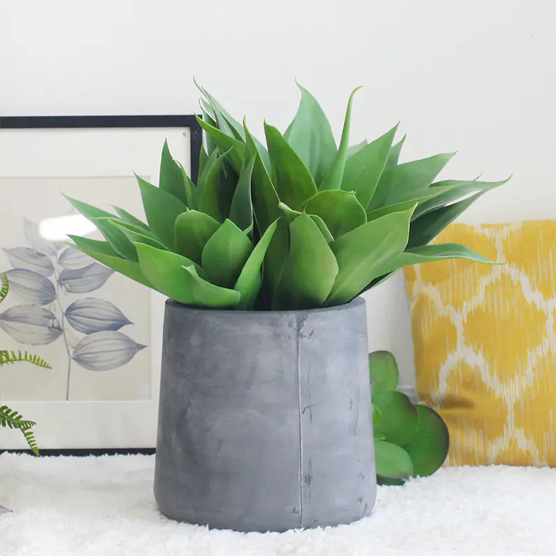 Dluxe Ave. Artificial Tropical Plants - Agave Succulent Decor