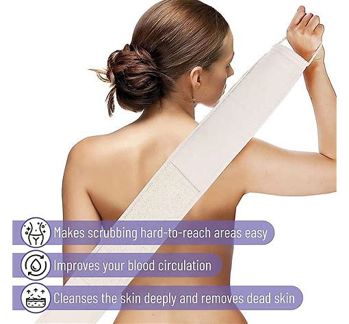 Dluxe Ave. Slick- Exfoliating Loofah Back Scrubber