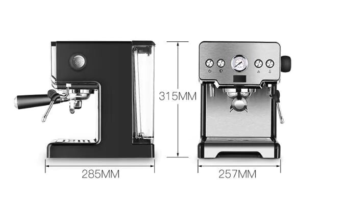 Dluxe Ave. Italian Semi-Automatic Coffee Machine