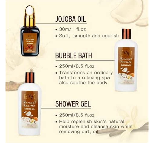 Dluxe Ave. Spa Gift Tub Set Bath and Body Gift Sets Gifts Coconut Vanilla Mom Birthday Gifts Spa Bath Gifts for Men Spa Kit Perfume Self Skin Care for Fathers Mothers Day