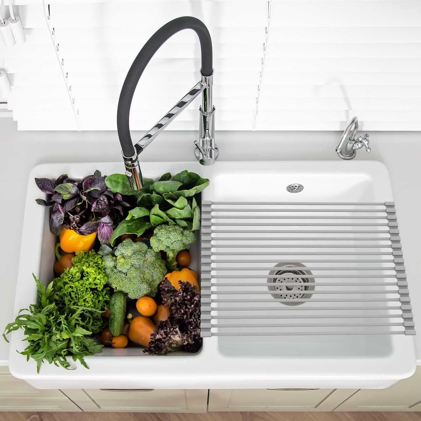 Dluxe Ave. Stylish Multifunctional Kitchen Dish Drying Rack