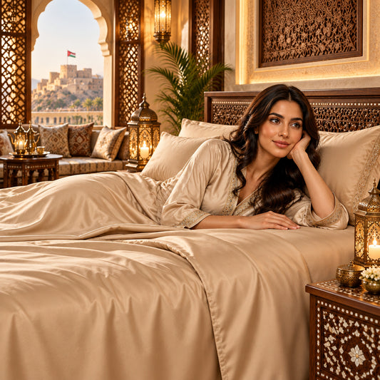 Dluxe Ave. (QUEEN) 4 Pcs 100% Egyptian Cotton Sheet Set/ 800 High Thread Count/ Taupe