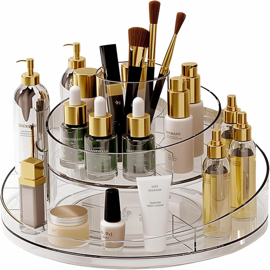 Dluxe Ave. 360 Rotating Makeup Organizer/Cosmetics Storage Tray
