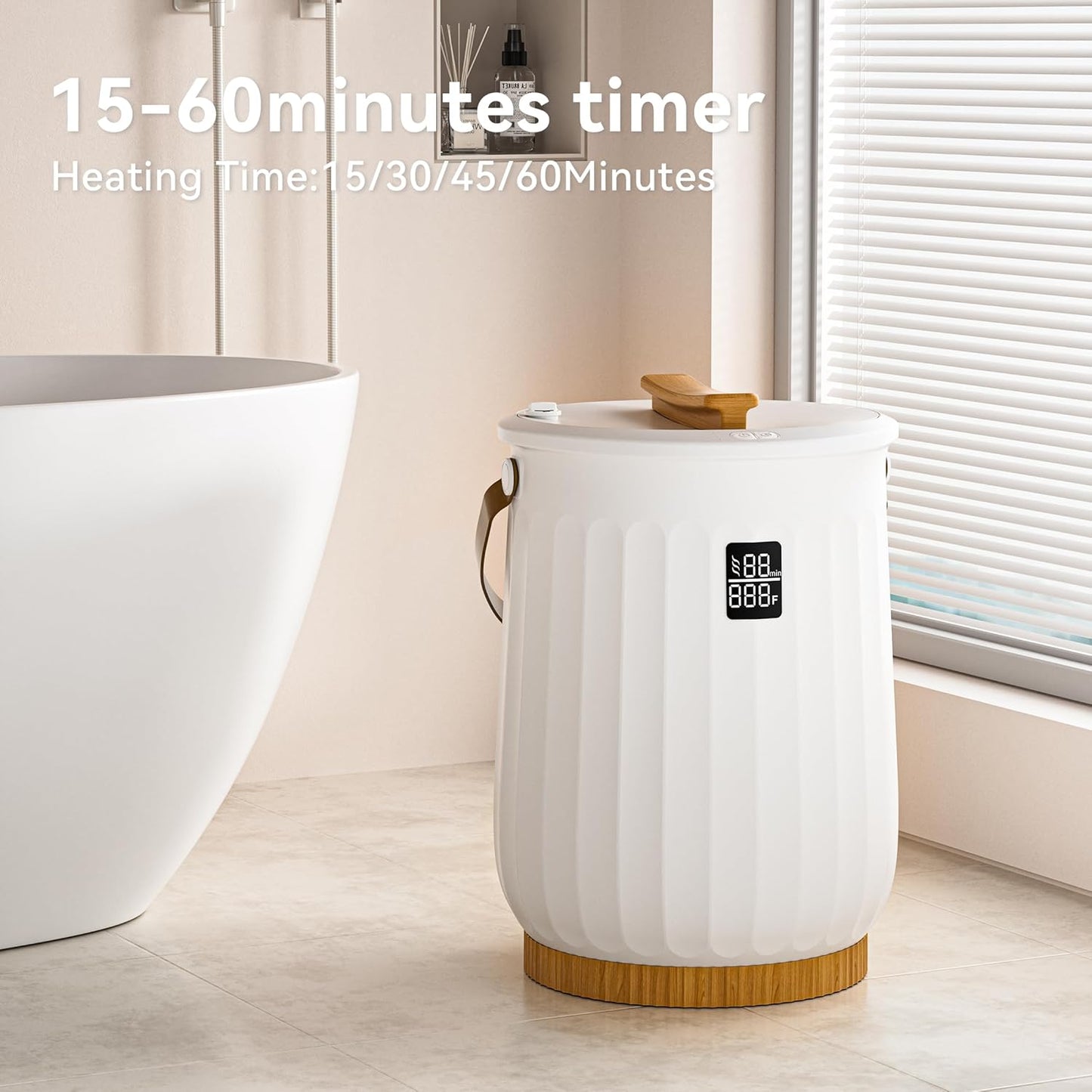 Dluxe Ave.-Temperature Disinfecting Towel Heating Bucket