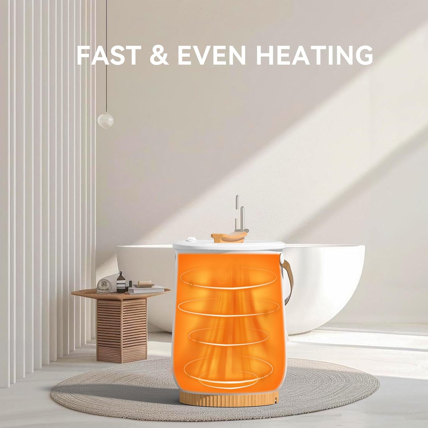 Dluxe Ave.-Temperature Disinfecting Towel Heating Bucket