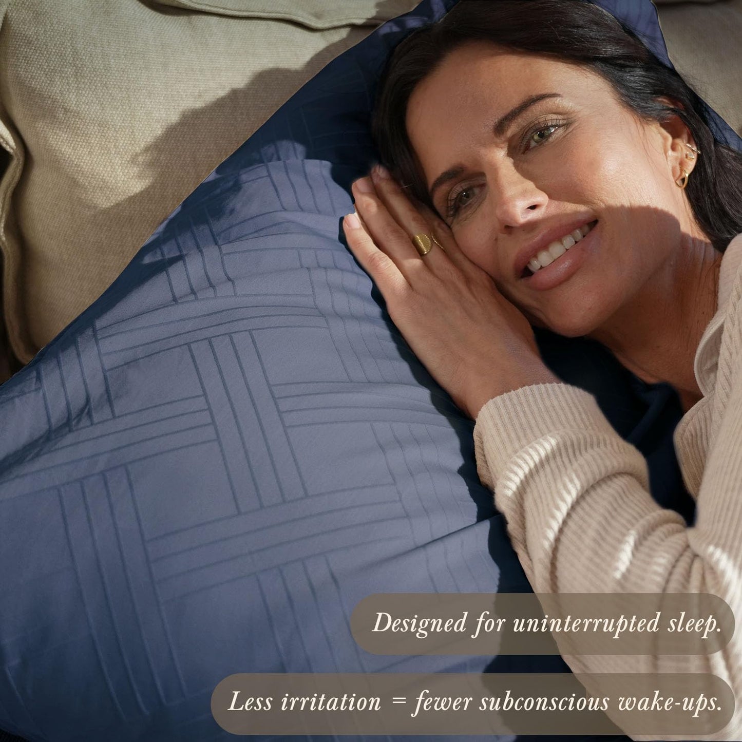 Dluxe Ave. ( KING ) 4 Pcs Sheets Set/ 800 Thread Count 16" Deep Pocket/ 100% Cotton Sheets