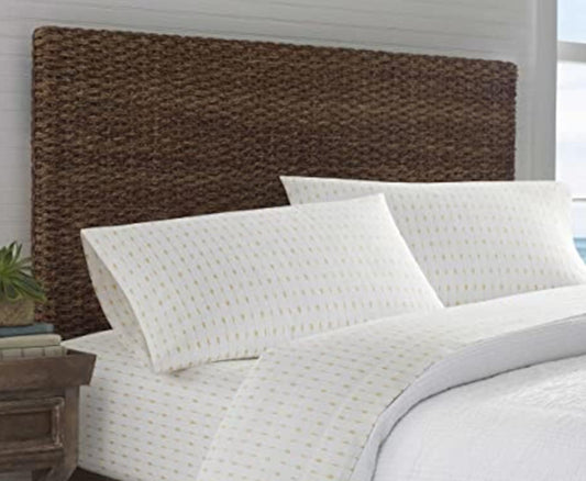 Dluxe Ave. ( QUEEN ) 4 Pcs Sheet Set, Cotton Percale, Pineapple Pinstripe Green
