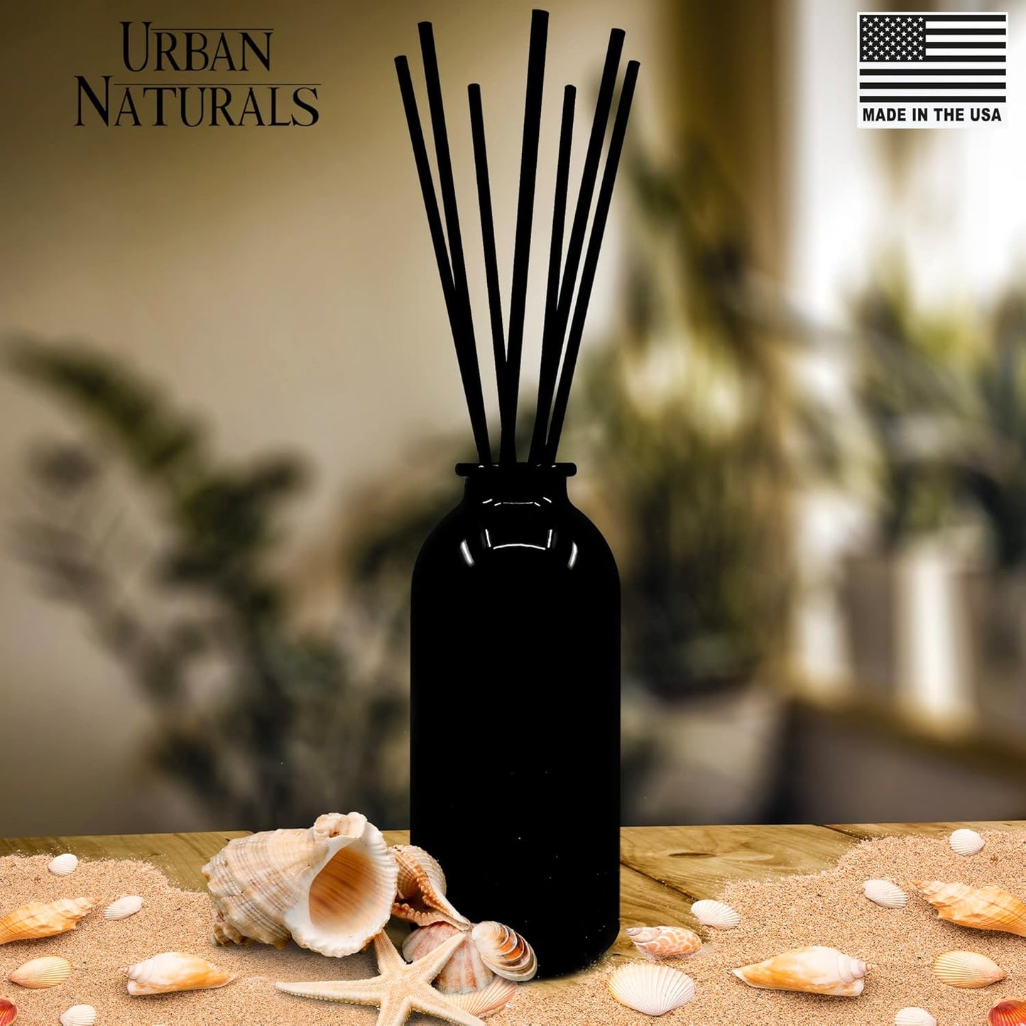 Dluxe Ave. Black Dice Reed Diffuser Set/ Masculine Blend of Citrus Lavender Woods & Musk