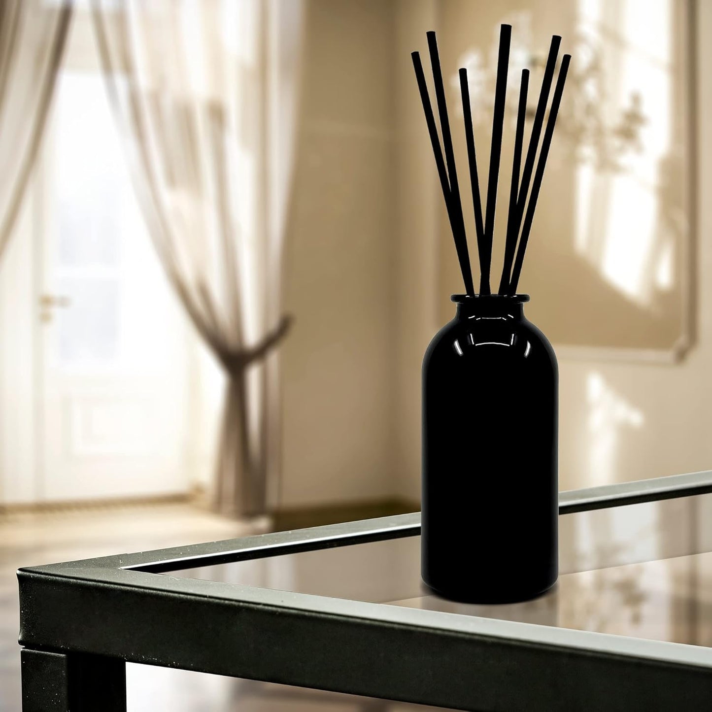 Dluxe Ave. Black Dice Reed Diffuser Set/ Masculine Blend of Citrus Lavender Woods & Musk