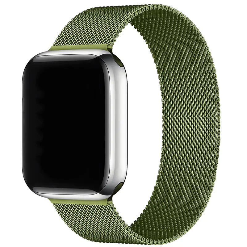 Dluxe Ave. Milanese Magnetic Steel Band for Apple Watch Series 56789 SE