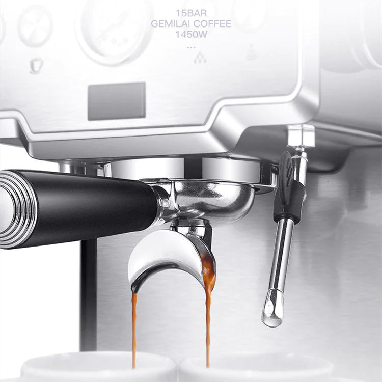 Dluxe Ave. Italian Semi-Automatic Coffee Machine