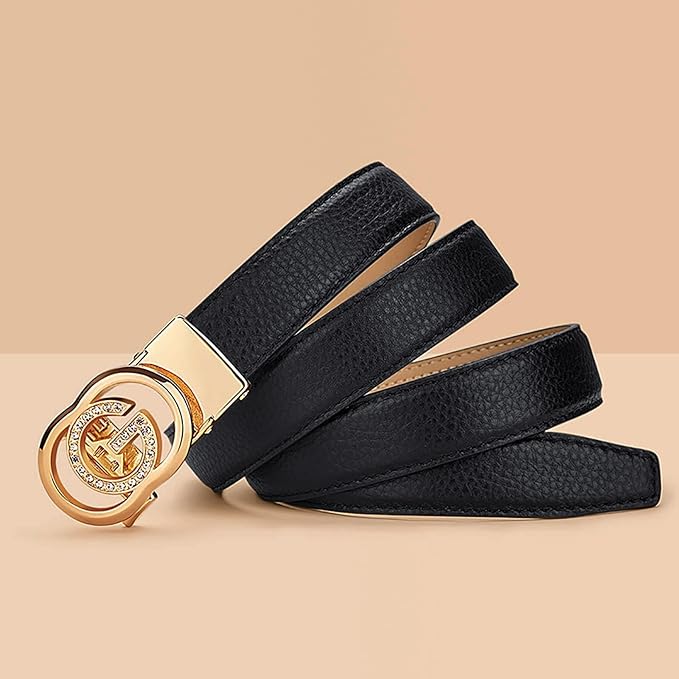 Dluxe Ave.  Leather Buckle Belt with Belt Box