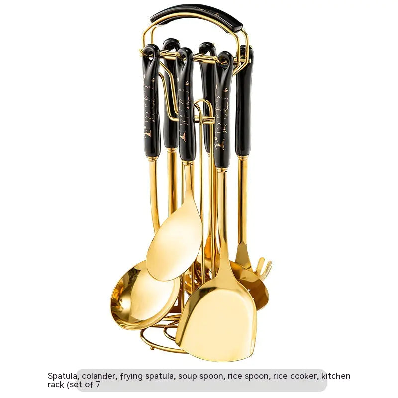 Dluxe Ave. Stainless Steel Kitchen Utensils Set