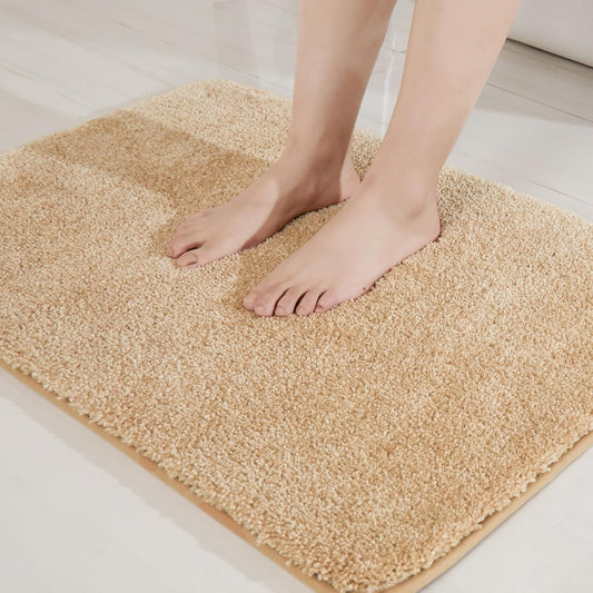 Dluxe Ave. Durable Soft Bath-Mat for Bathroom/ 36 x 24 Non Slip (Beige)