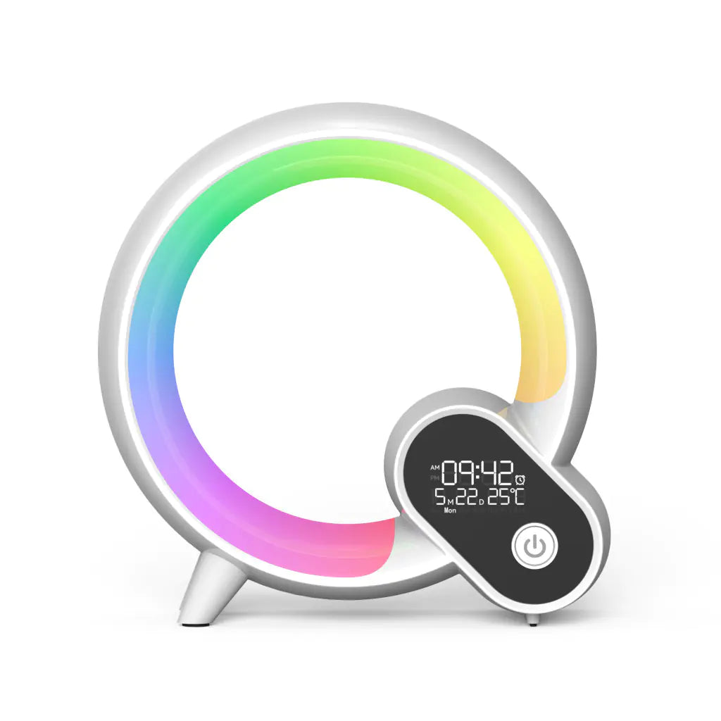 Dluxe Ave. Creative Colorful Sunrise Alarm Clock with Bluetooth Audio