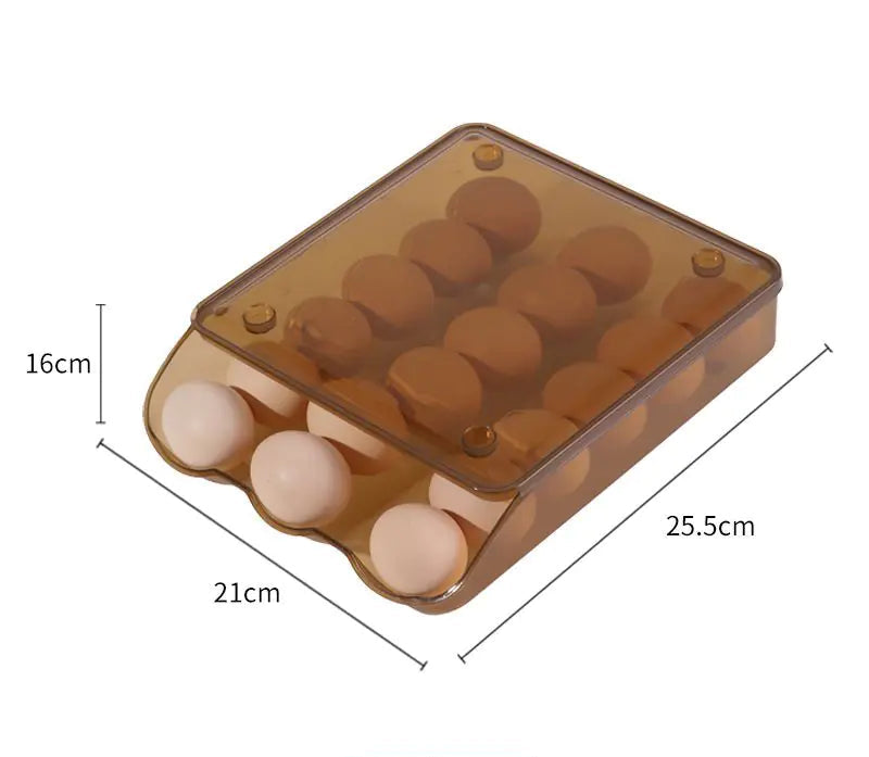 Dluxe Ave. Egg Storage Box with Automatic Rolling Design (Large)