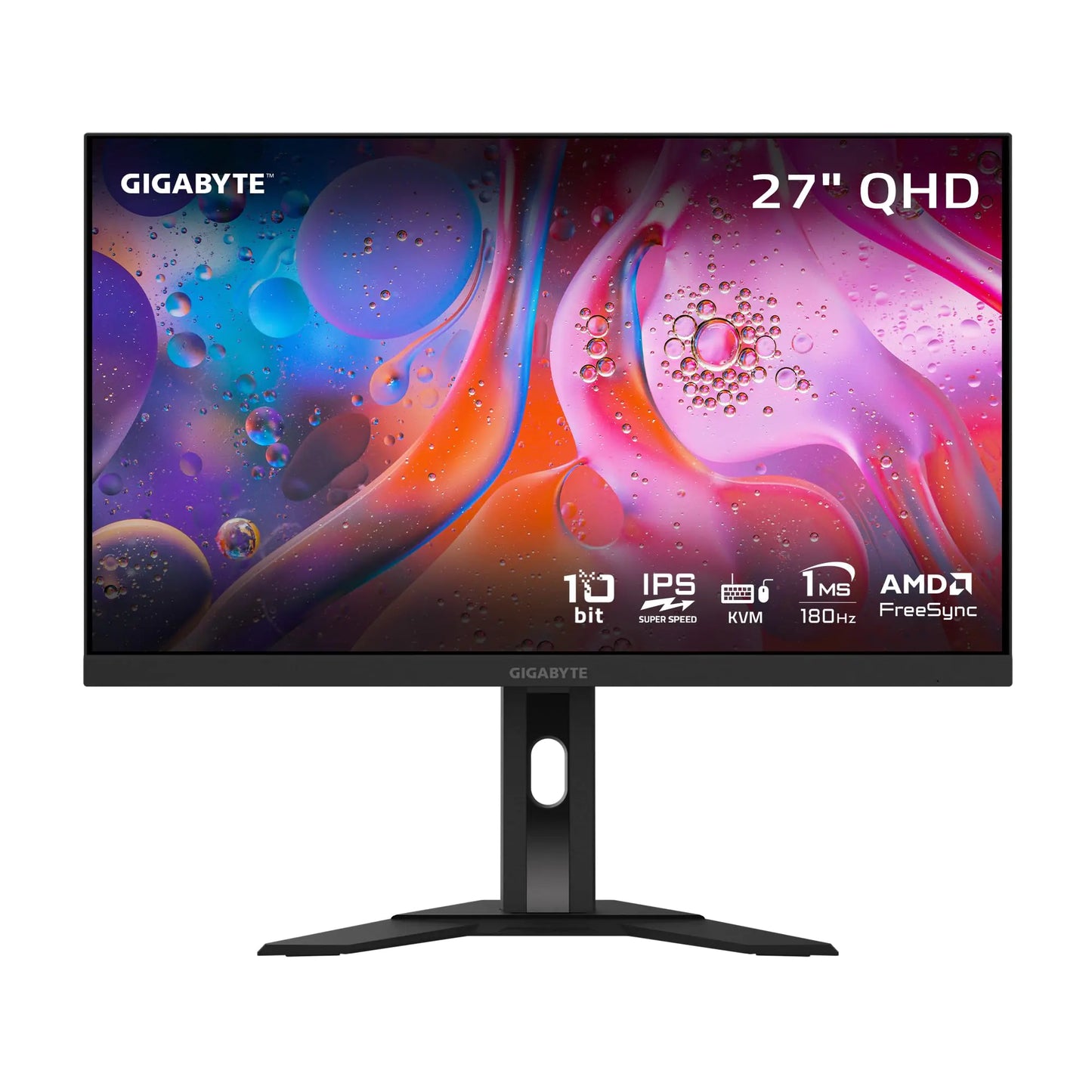 Dluxe Ave. GIGABYTE - M27Q Advanced (US) - 27" SS IPS Gaming Monitor - QHD 2560x1440-180Hz -