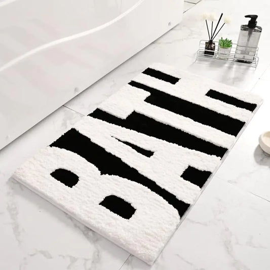 Dluxe Ave. Large Bathroom Mat (20.2x32.2in)Non Slip, Fluffy Absorbent