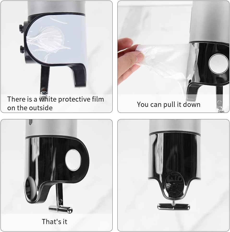Dluxe Ave. Wall-Mounted Shampoo & Shower Gel Dispenser