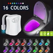 Dluxe Ave. LED Toilet Night Light with PIR Motion Sensor (16 Colors)