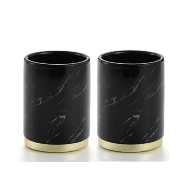 Dluxe Ave. High-End Ceramic Bathroom Accessory Set (5 Pieces)