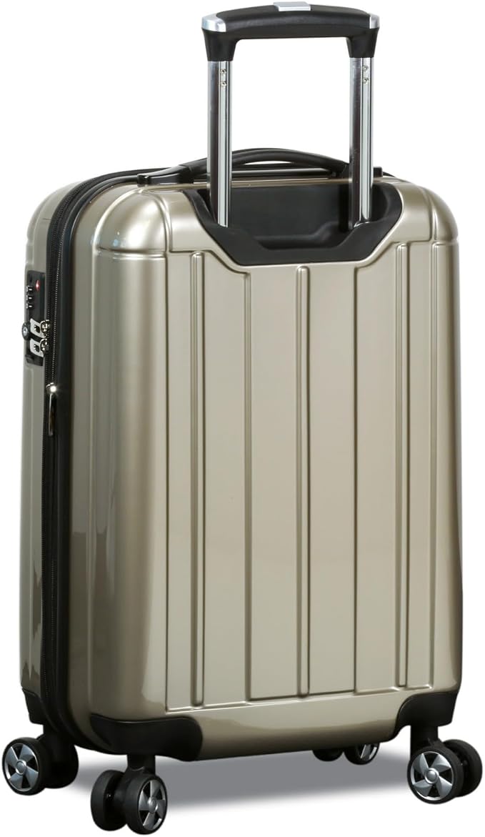 Dluxe Ave. Lightweight Polycarbonate Hardside Expandable/ Spinner Wheels/ TSA Lock/ (Champagne) 2-Pcs Set(20in24in)